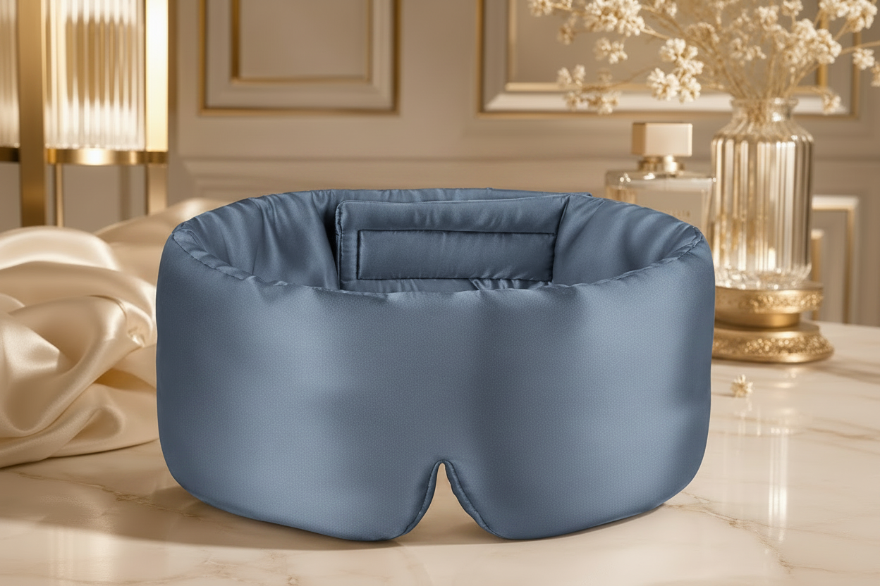Masque de nuit en bleu moyen